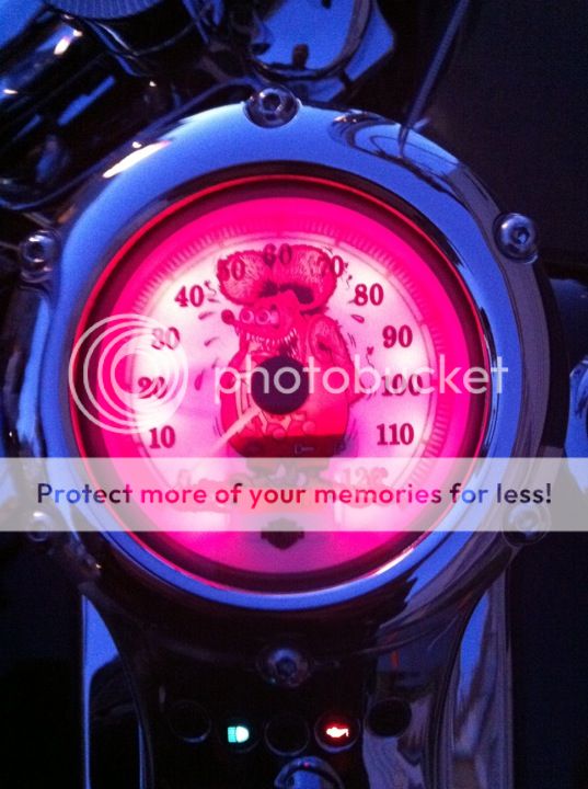 changing the speedo lighting color Harley Davidson Forums